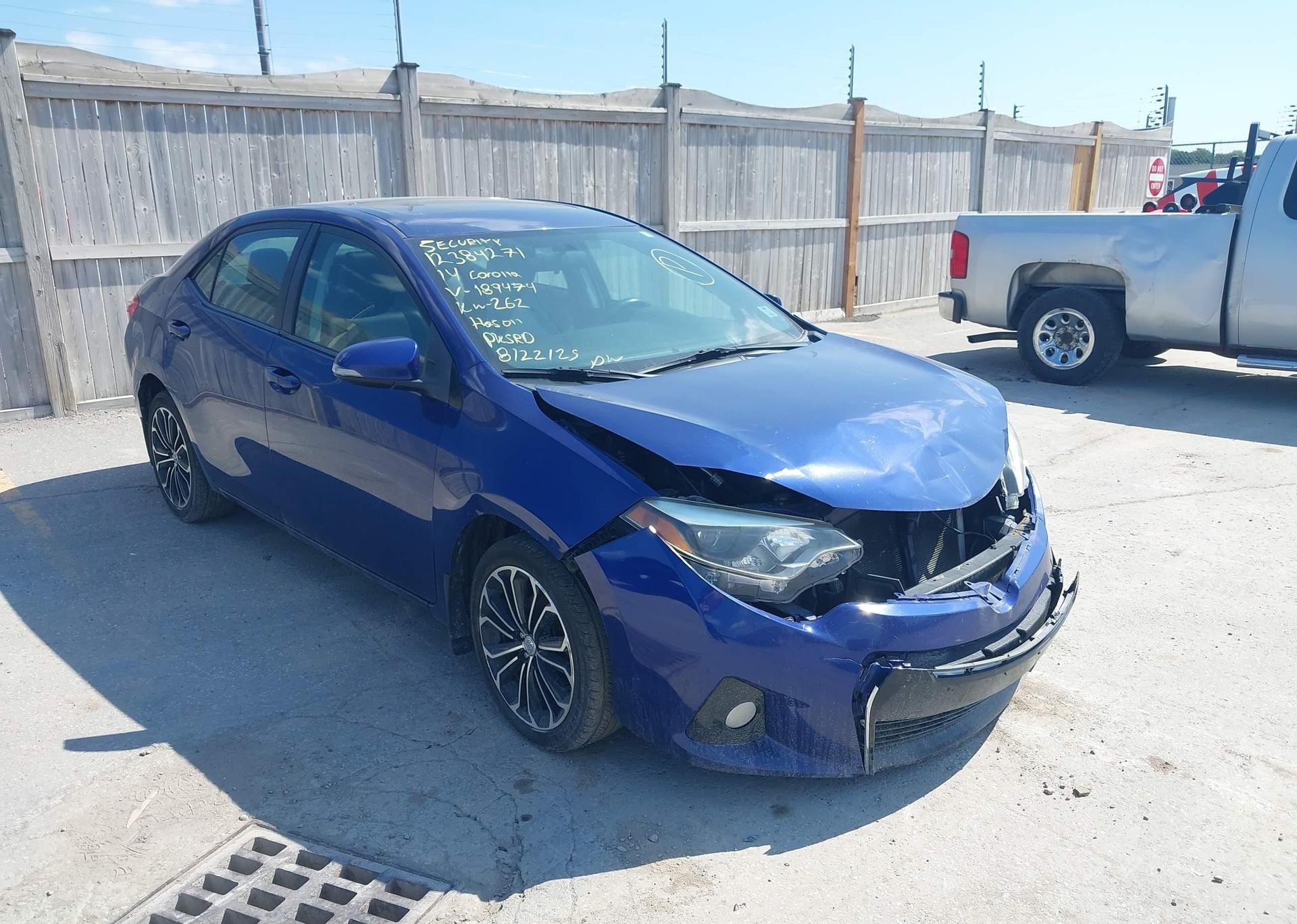 2014 TOYOTA COROLLA S