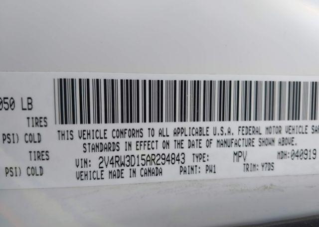 2010 VOLKSWAGEN ROUTAN SE