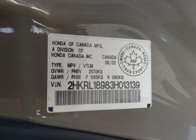 2003 HONDA ODYSSEY EX-L