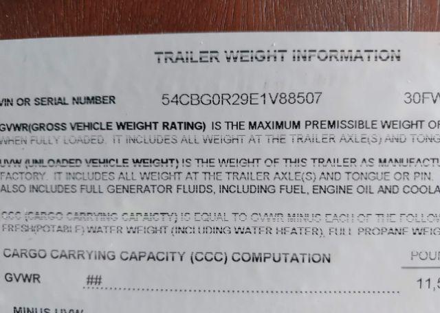 2014 WINNEBAGO MINNIE PLUS 5TH WHEEL TRAILER