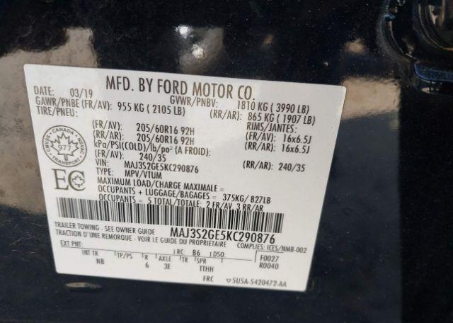 2019 FORD ECOSPORT SE