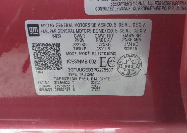 2023 GMC SIERRA K1500 DENALI