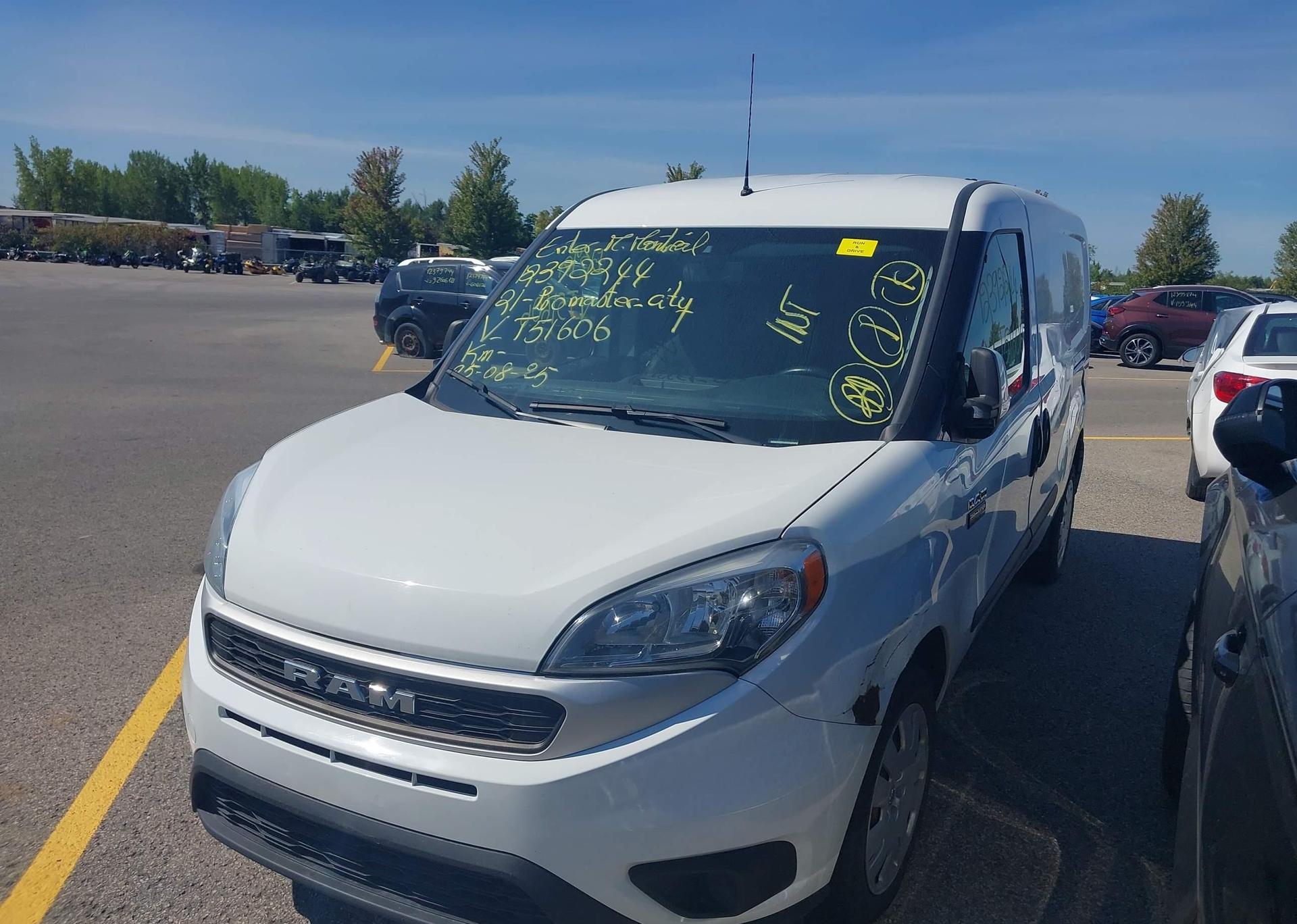2021 RAM PROMASTER CITY TRADESMAN SLT