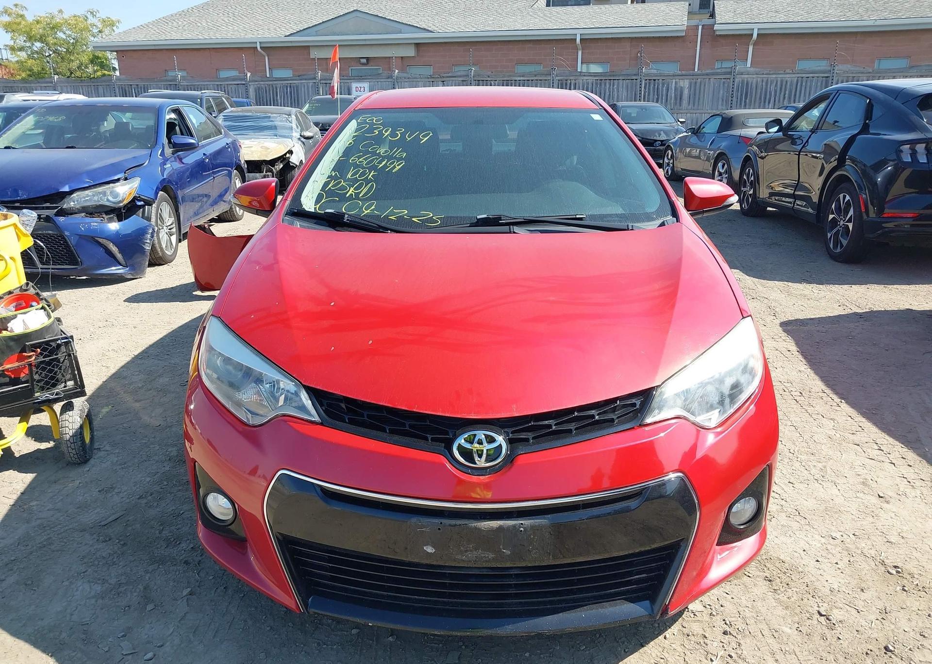 2016 TOYOTA COROLLA S