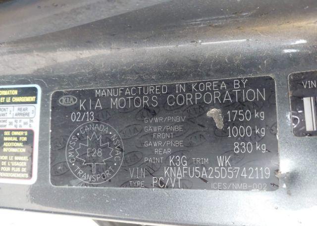 2013 KIA FORTE 2.0L EX