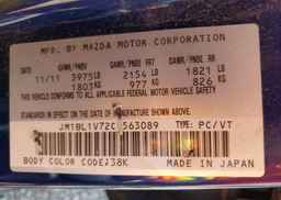 2012 MAZDA MAZDA3 GS-SKY