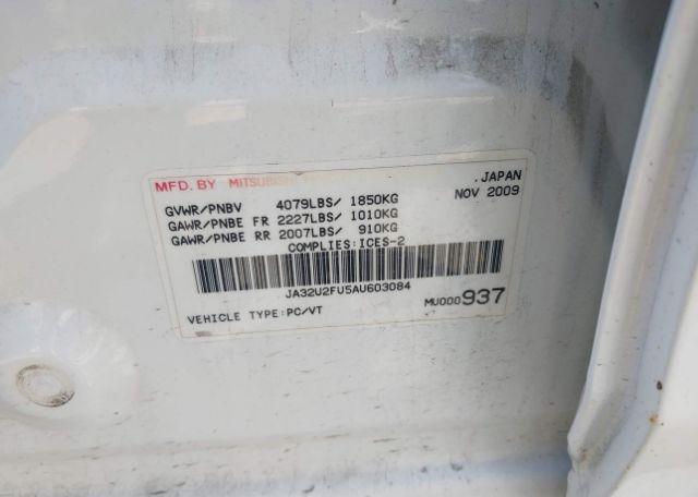 2010 MITSUBISHI lancer se