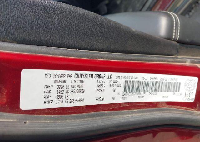 2014 DODGE DURANGO CITADEL
