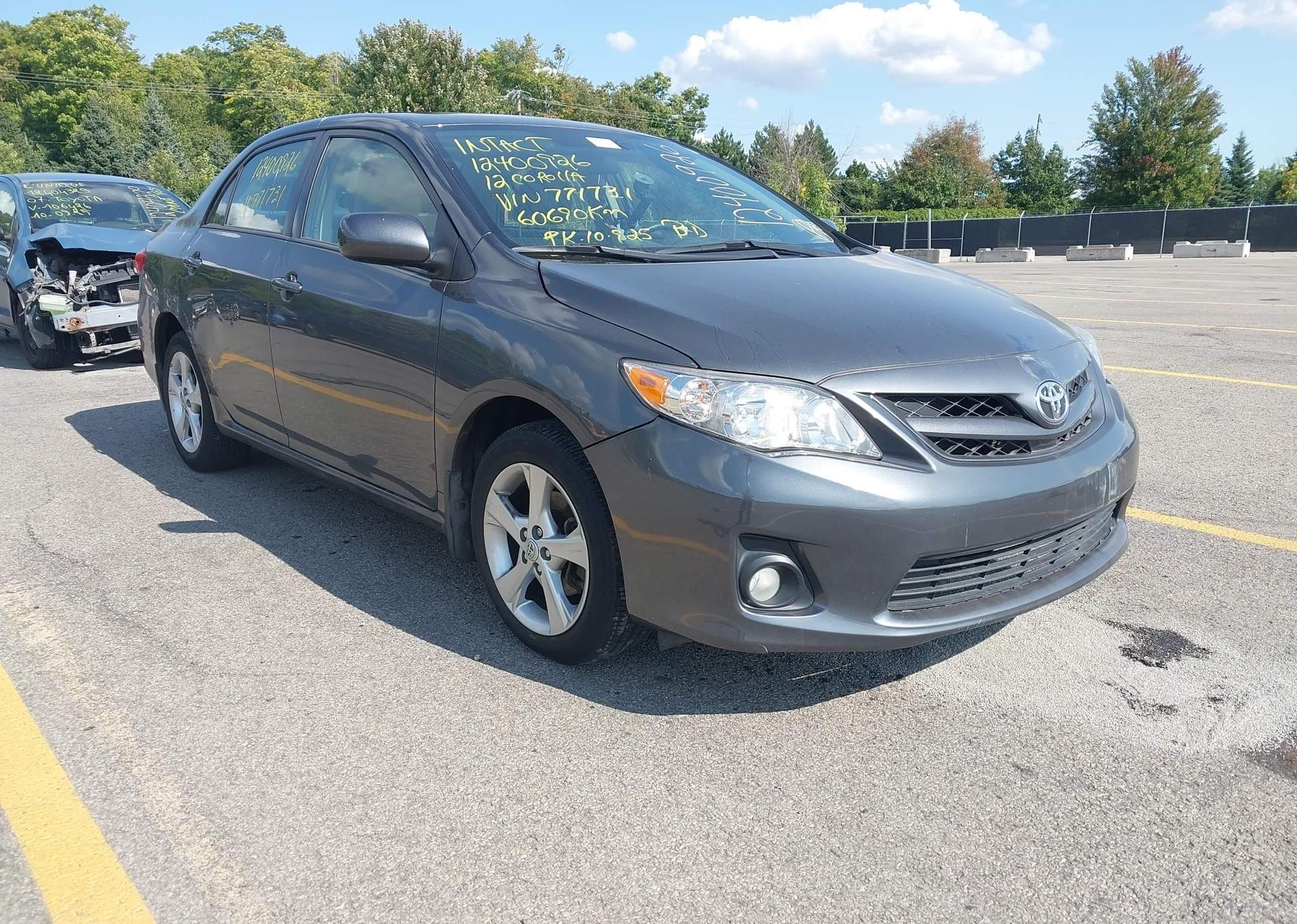 2012 TOYOTA COROLLA