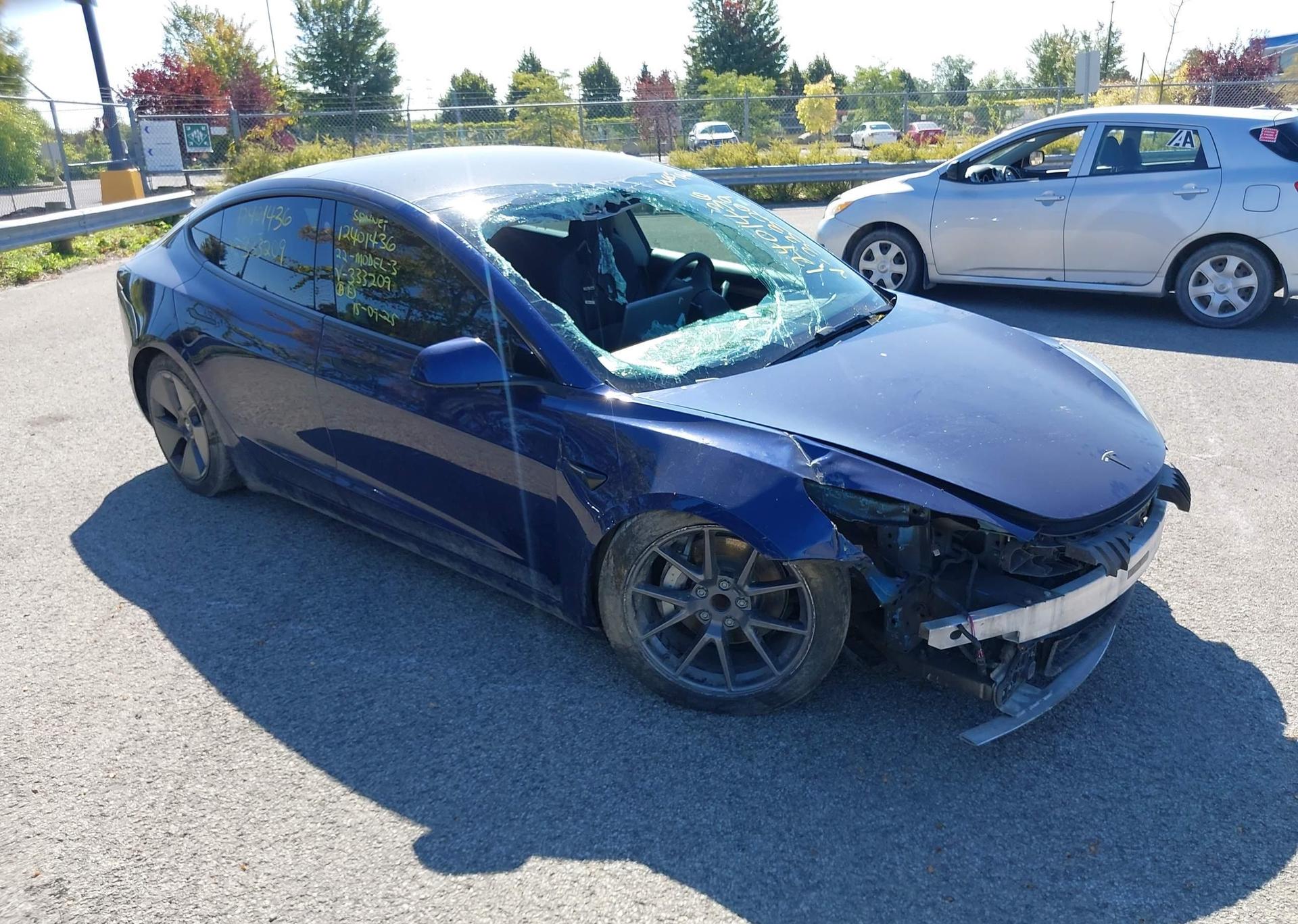 2022 TESLA MODEL 3 RWD