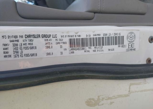 2011 JEEP GRAND CHEROKEE LAREDO