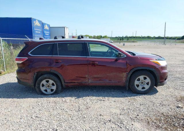 2016 TOYOTA highlander xle