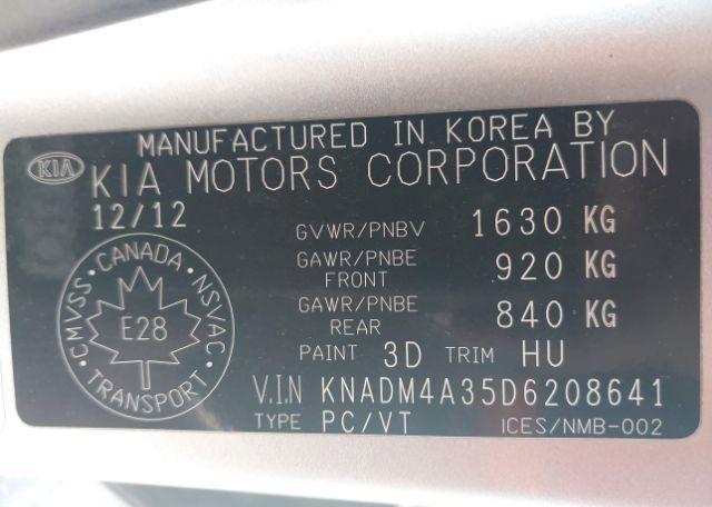 2013 KIA RIO EX