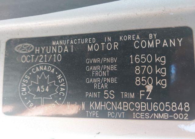 2011 HYUNDAI ACCENT GL