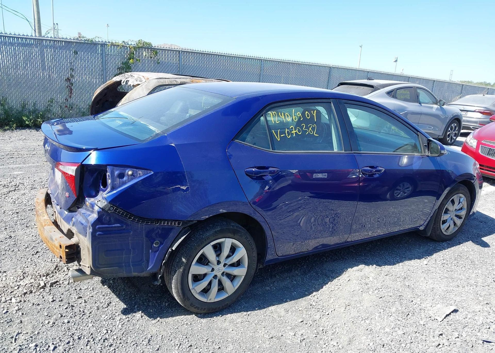 2014 TOYOTA COROLLA S