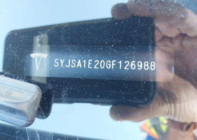 2016 TESLA MODEL S 60D