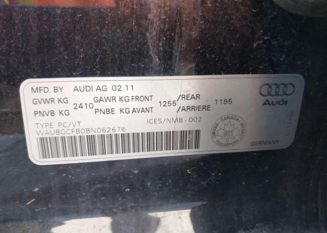 2011 AUDI A6 3.0 PROGRESSIV