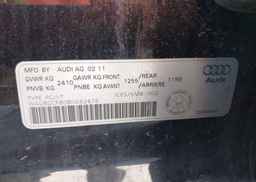 2011 AUDI A6 3.0 PROGRESSIV