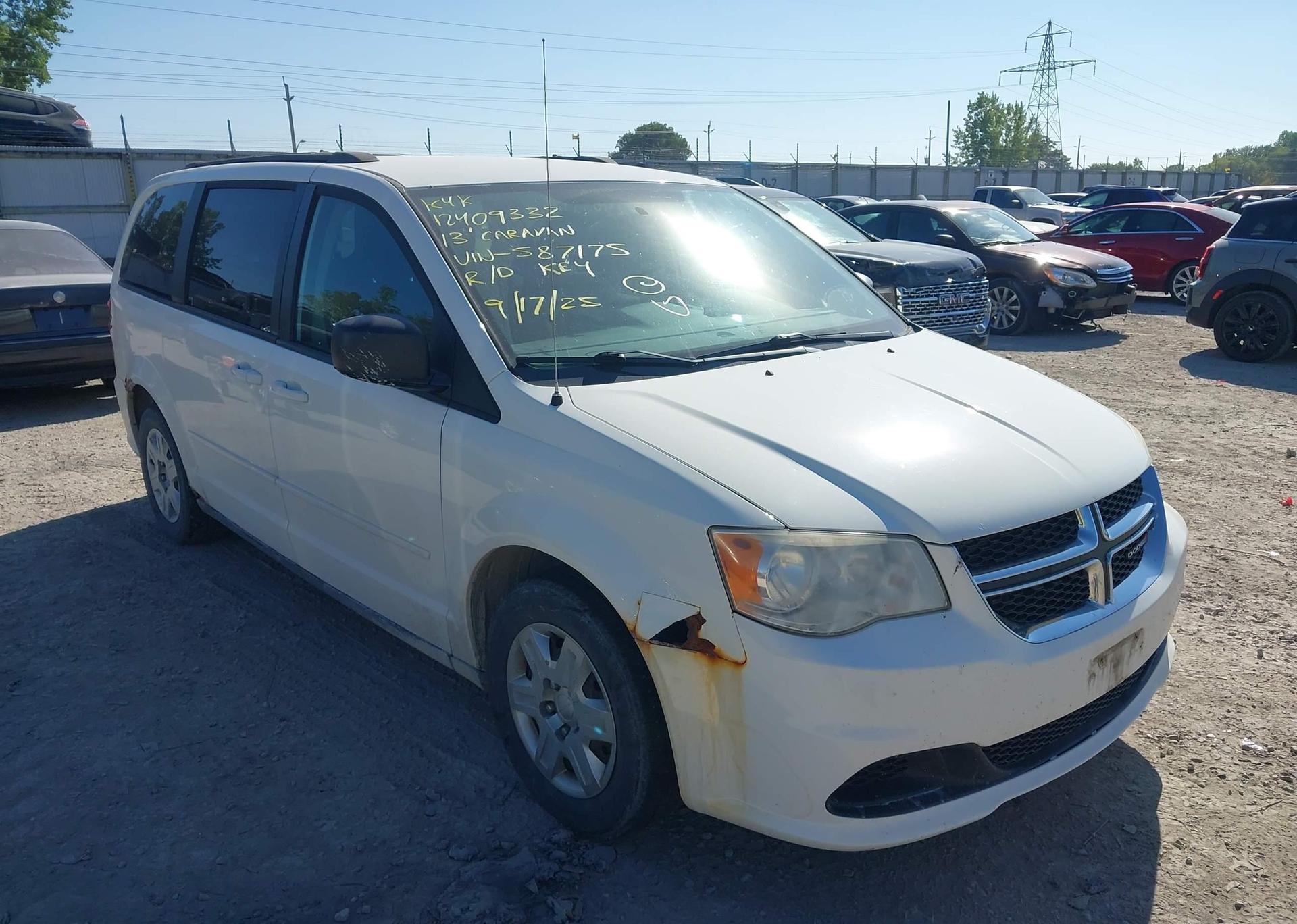 2013 DODGE CARAVAN