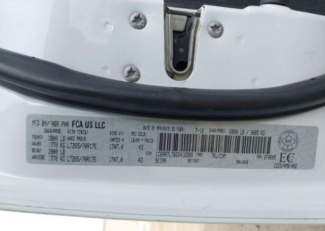 2016 RAM 1500 SLT