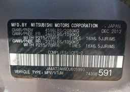 2013 MITSUBISHI OUTLANDER ES