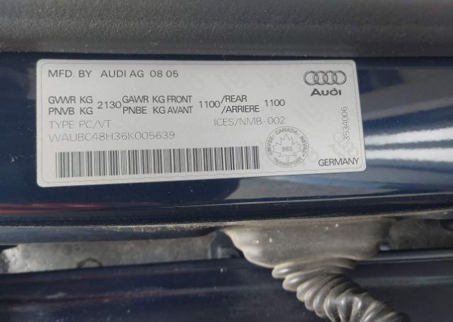 2006 AUDI A4 1.8T