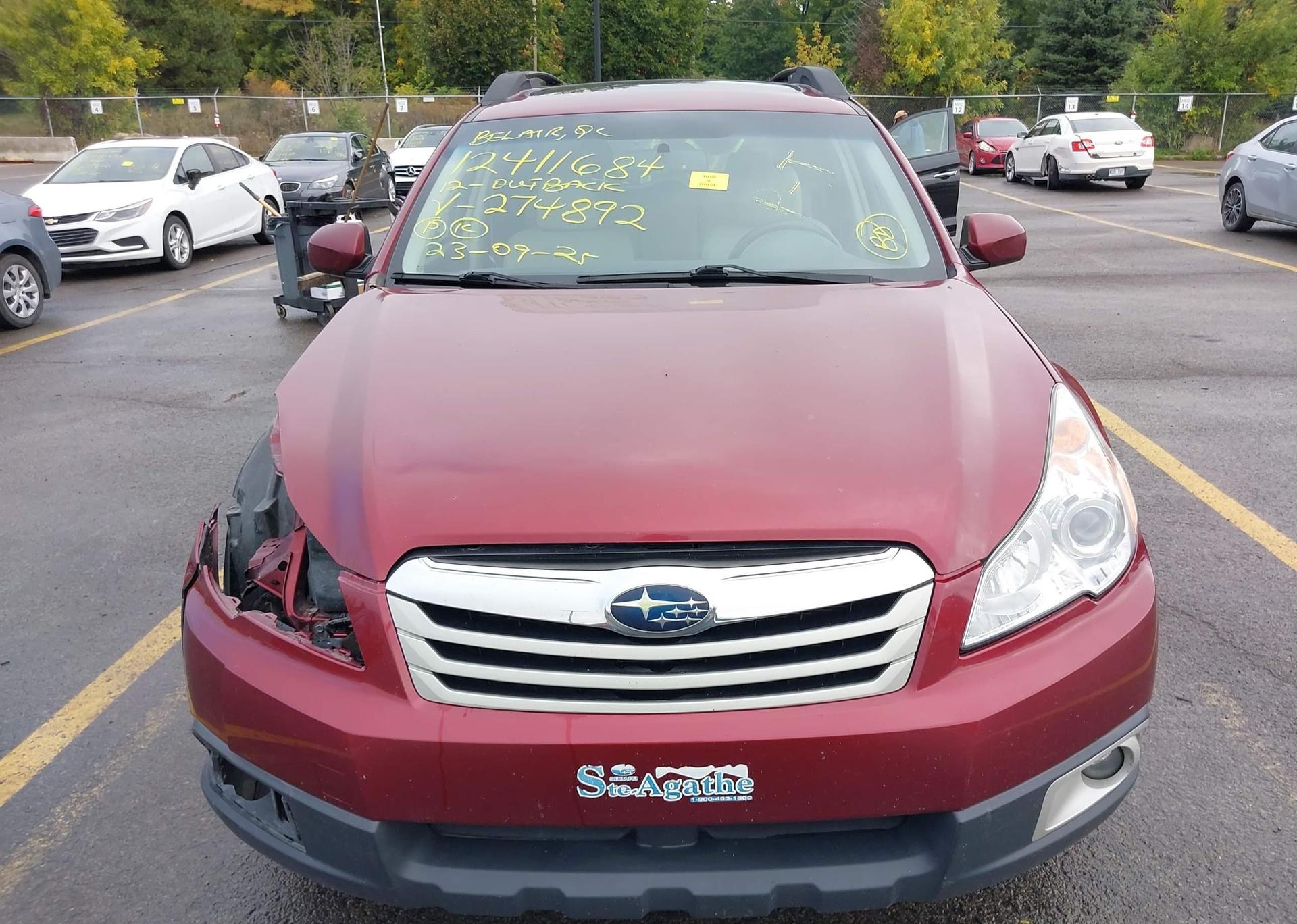 2012 SUBARU LEGACY OUTBACK