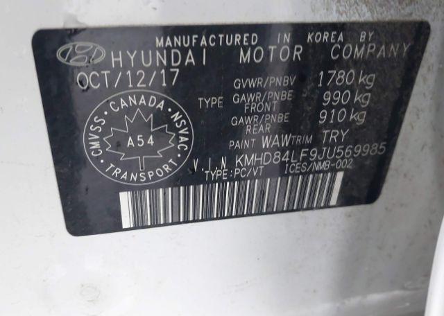2018 HYUNDAI ELANTRA GL
