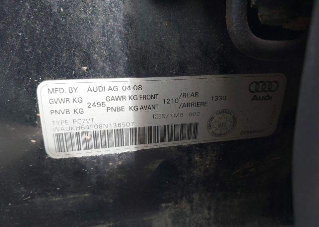 2008 AUDI A6 3.2 AVANT