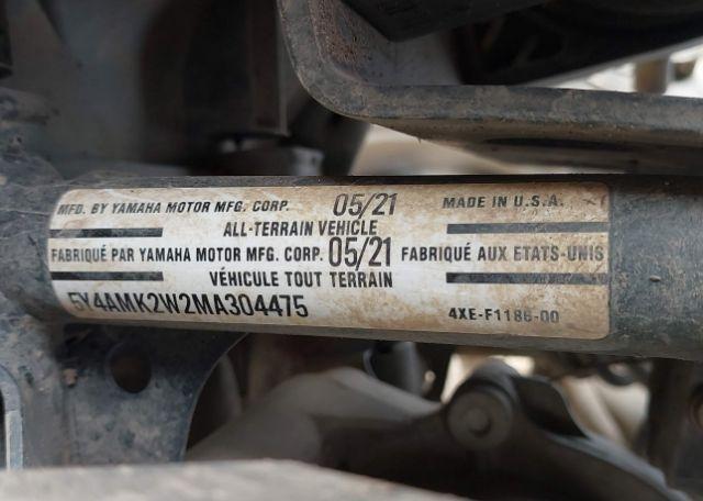 2021 YAMAHA YFM700 G