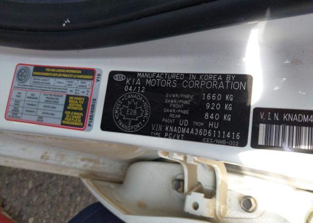 2013 KIA RIO EX