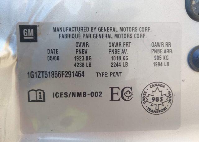 2006 CHEVROLET MALIBU LT