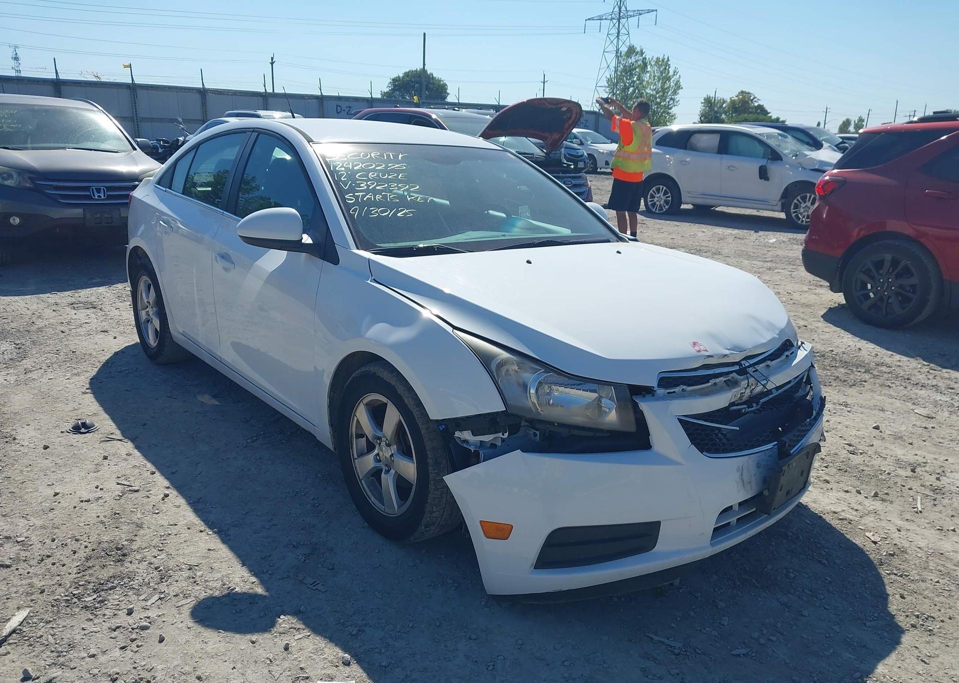 2012 CHEVROLET CRUZE LT TURBO
