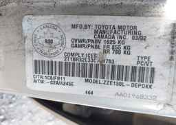 2003 TOYOTA COROLLA CE
