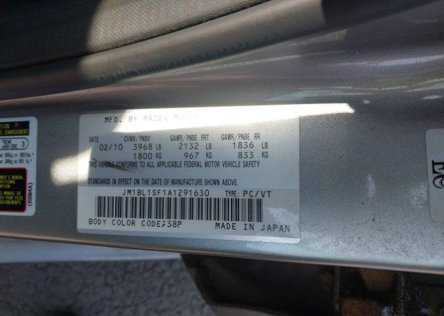 2010 MAZDA MAZDA3 GS