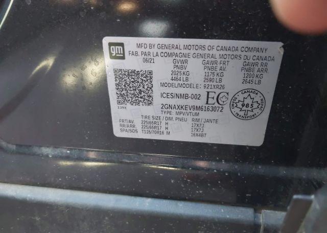 2021 CHEVROLET EQUINOX LT