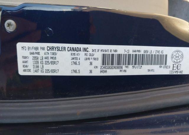 2013 DODGE GRAND CARAVAN SE