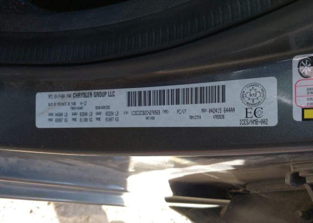 2012 DODGE AVENGER SXT