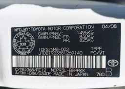 2008 TOYOTA YARIS