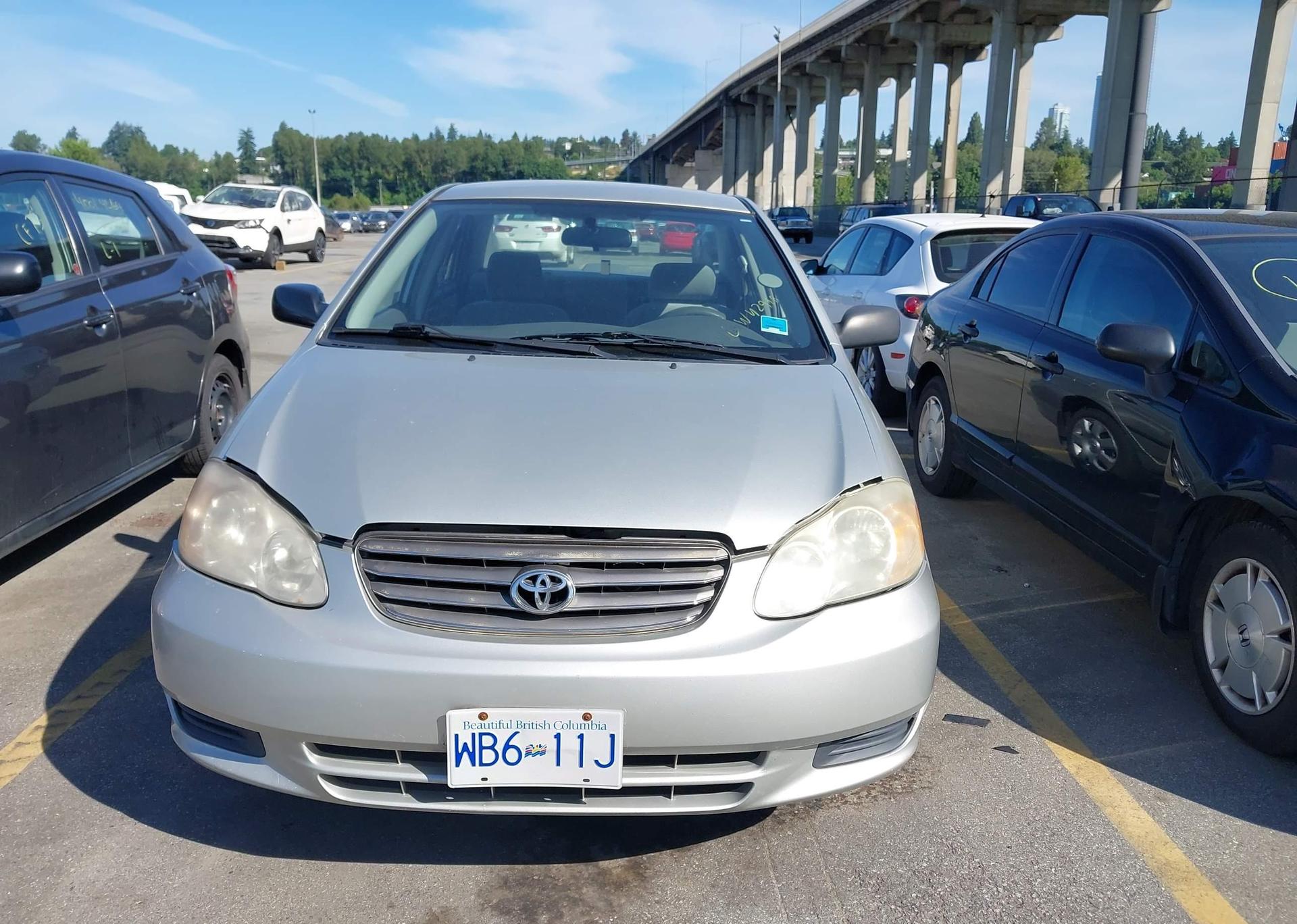 2003 TOYOTA COROLLA CE