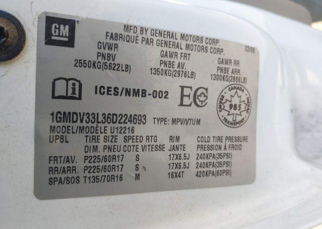2006 PONTIAC MONTANA SV6