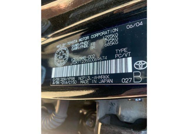2005 TOYOTA ECHO