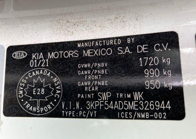 2021 KIA FORTE