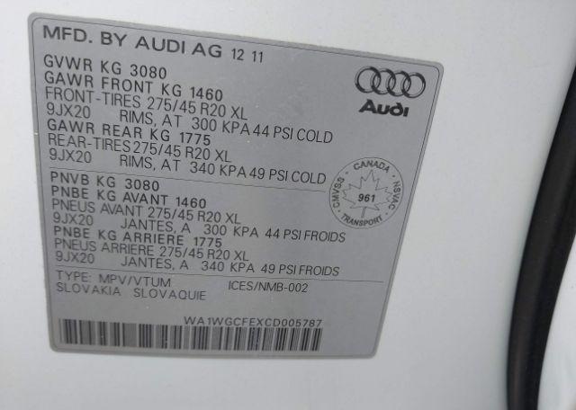 2012 AUDI Q7 PRESTIGE