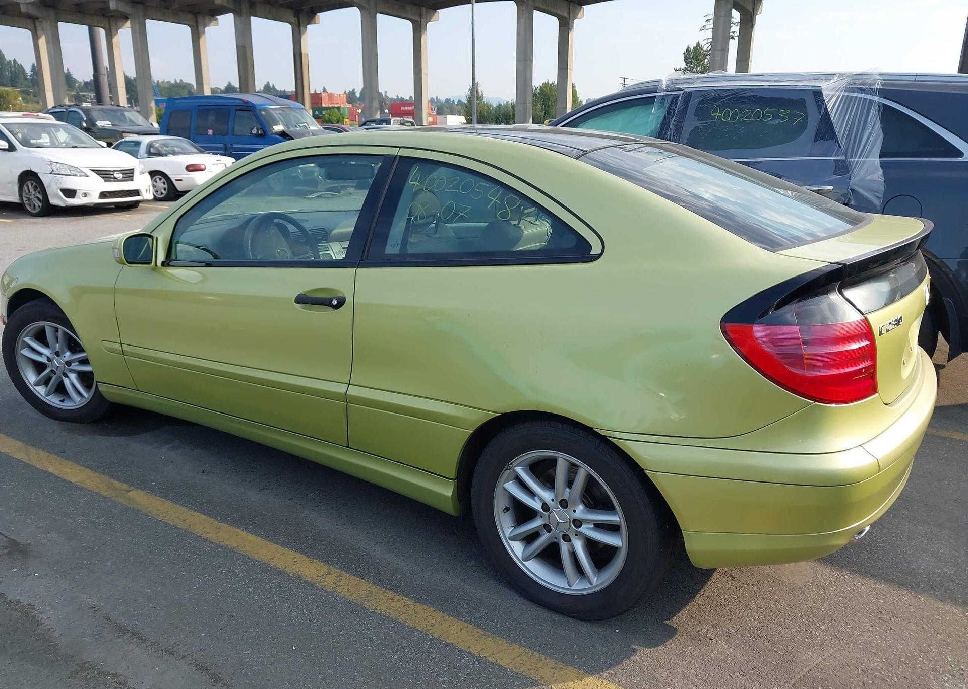 2003 MERCEDES-BENZ C 230K SPORT COUPE