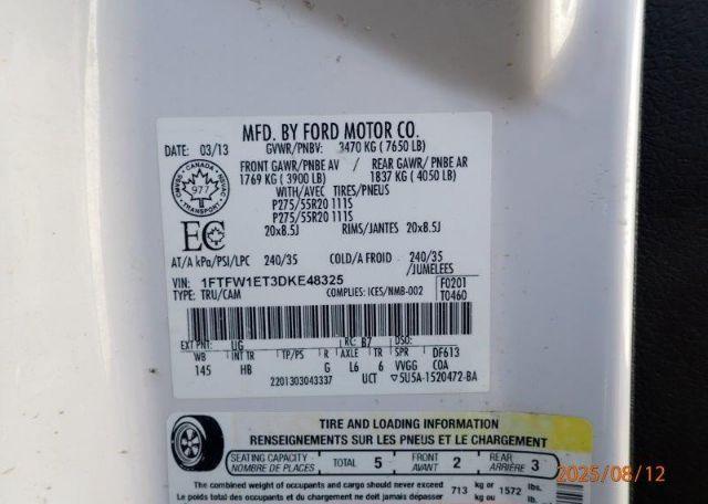 2013 FORD F150