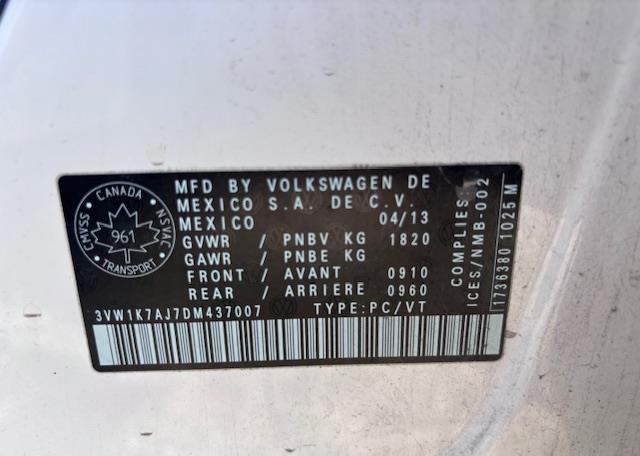 2013 VOLKSWAGEN JETTA