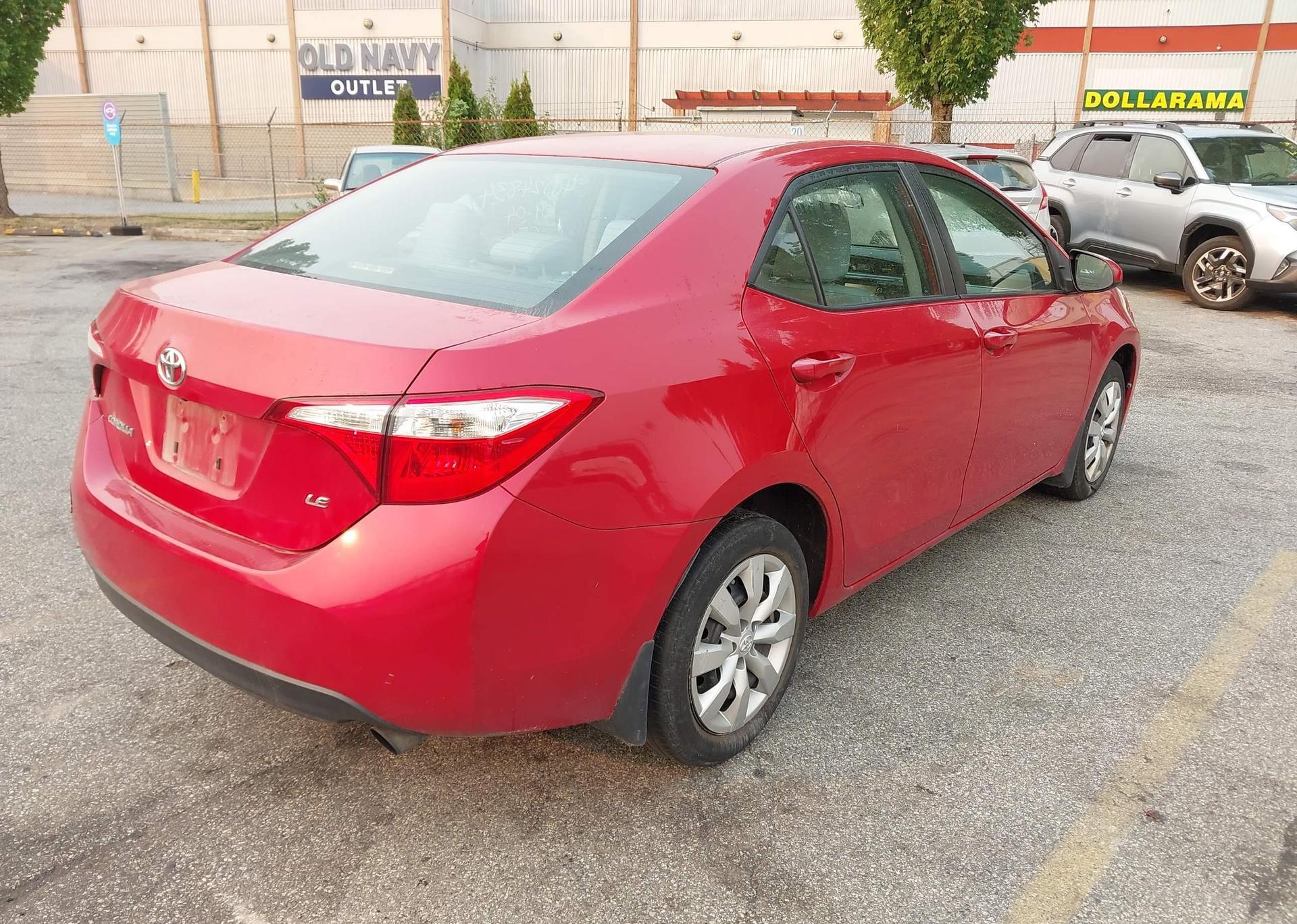 2016 TOYOTA COROLLA L