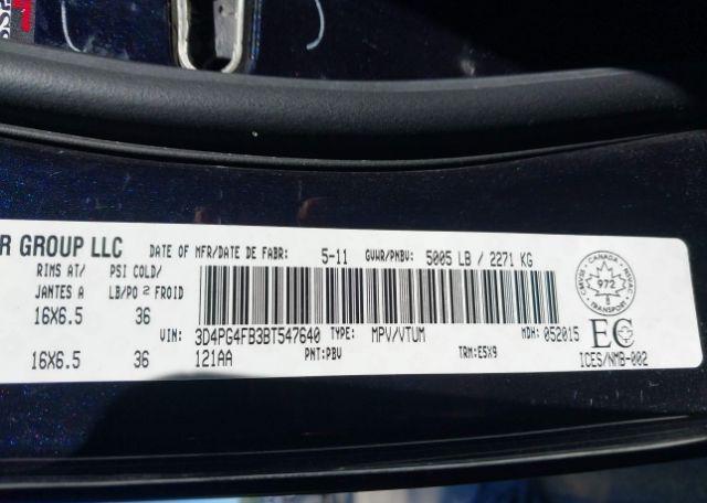 2011 DODGE JOURNEY EXPRESS