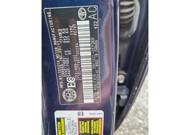 2011 TOYOTA COROLLA S